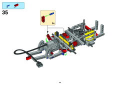 LEGO 8258 instructions page 3 – build guide
